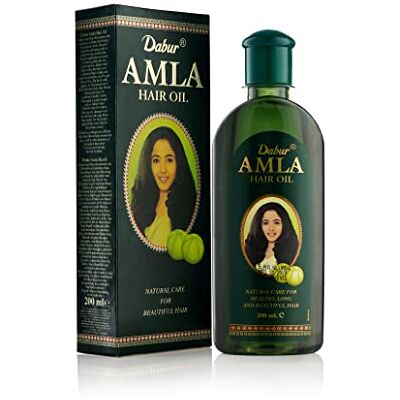 Dabur Amla olie voor glad haar, lang, 200 ml, 3 stuks Dabur Amla olie voor glad haar, lang, 200 ml, 3 stuks