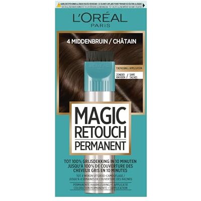 L'ORÉAL Paris Magic Retouch Permanent Kastanjebruin 4 Permanente haarkleur L'ORÉAL Paris Magic Retouch Permanent Kastanjebruin 4 Permanente haarkleur