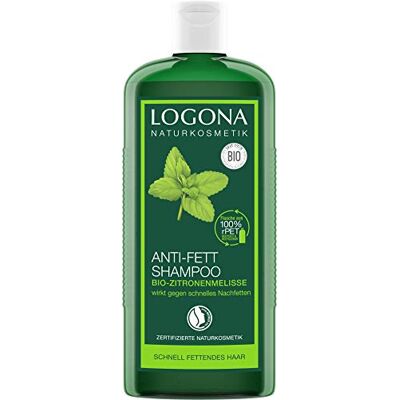 LOGONA Naturkosmetik Anti-Fett Shampoo Bio-Zitronenmelisse, Schenkt Licht & Frisch, Harmoniseert de balans op het hoofd, met biologische plantenextrakten, 250 ml LOGONA Naturkosmetik Anti-Fett Shampoo Bio-Zitronenmelisse, Schenkt Licht & Frisch, Harmoniseert de balans op het hoofd, met biologische plantenextrakten, 250 ml