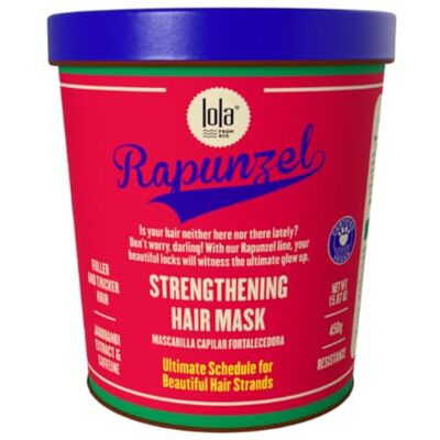 Lola From Rio – Rapunzel – verstevigend haarmasker voor haargroeisimulatie, vermindert haaruitval, herstelt glans, voor alle haartypes 15,87 ml Lola From Rio – Rapunzel – verstevigend haarmasker voor haargroeisimulatie, vermindert haaruitval, herstelt glans, voor alle haartypes 15,87 ml