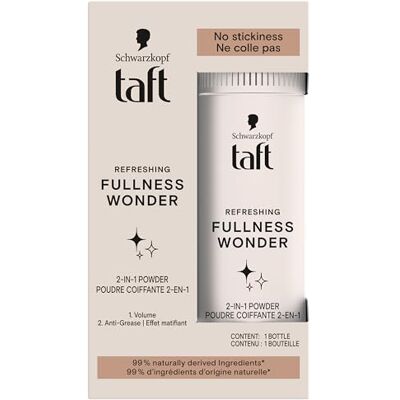 TAFT Schwarzkopf – stylingpoeder voor haar – 2-in-1 – volume – langdurig – matterend effect – rommelig effect – plakt niet – 99% ingrediënten van natuurlijke oorsprong – inhoud 10 g TAFT Schwarzkopf – stylingpoeder voor haar – 2-in-1 – volume – langdurig – matterend effect – rommelig effect – plakt niet – 99% ingrediënten van natuurlijke oorsprong – inhoud 10 g