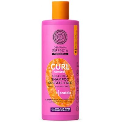 Natura Siberica Sulfaatvrije shampoo met "Curl Control"-eiwitten Natura Siberica Sulfaatvrije shampoo met "Curl Control"-eiwitten