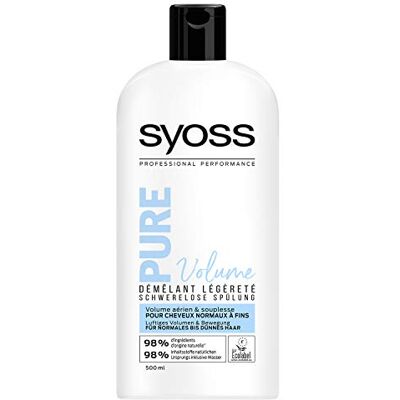 Syoss Pure Volume Shampoo voor normaal tot fijn haar 500 ml Syoss Pure Volume Shampoo voor normaal tot fijn haar 500 ml