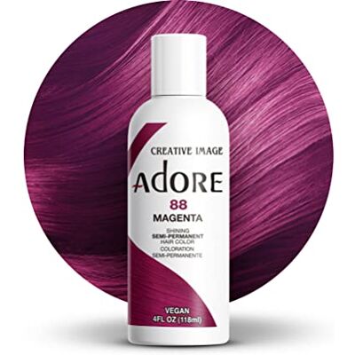 Adore Shining Magenta 88 semi-permanente haarverf Adore Shining Magenta 88 semi-permanente haarverf