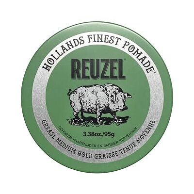 REUZEL Green Grease Pomade Medium Hold Low Shine 95 g REUZEL Green Grease Pomade Medium Hold Low Shine 95 g
