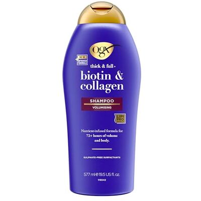 OGX Volume-shampoo, zonder biotine en collageensulfaat, 577 ml OGX Volume-shampoo, zonder biotine en collageensulfaat, 577 ml