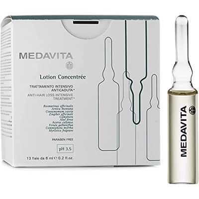 Medavita Geconcentreerde lotion Intensieve behandeling tegen haaruitval pH 3,5 Medavita Geconcentreerde lotion Intensieve behandeling tegen haaruitval pH 3,5