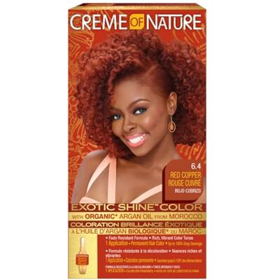 Creme of Nature Haarkleur: Exotic Shine Color Red Copper 6,4 Creme of Nature Haarkleur: Exotic Shine Color Red Copper 6,4