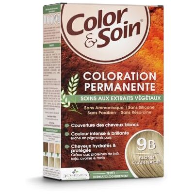 3 Chenes Les 3 Chênes Color & Care permanente kleuring parelmoer lichtblond: 9B 3 Chenes Les 3 Chênes Color & Care permanente kleuring parelmoer lichtblond: 9B