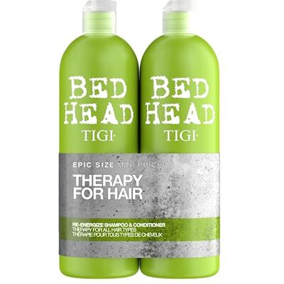 TIGI Bed Head by Urban Antidotes Re-Energise Shampoo en conditioner, (2 x 750 ml) TIGI Bed Head by Urban Antidotes Re-Energise Shampoo en conditioner, (2 x 750 ml)