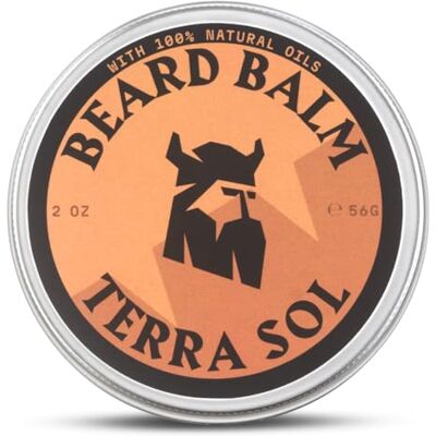 Viking Tera Sol Baardbalsem, 56 g, conditioner zonder uitspoelen, stylingbalsem op basis van boter voor baard van natuurlijke oorsprong en argan- en jojoba-oliën Viking Tera Sol Baardbalsem, 56 g, conditioner zonder uitspoelen, stylingbalsem op basis van boter voor baard van natuurlijke oorsprong en argan- en jojoba-oliën