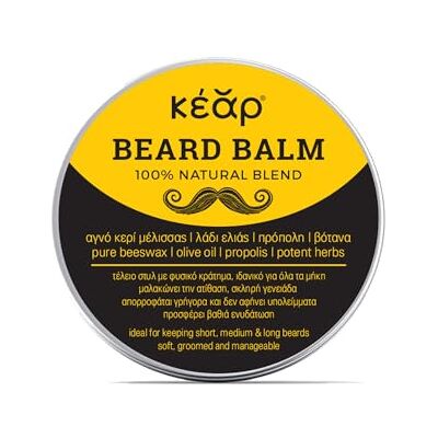 KEAP FACE & BODY Kear Baardbalsem: tame, voedende en stijlvolle, natuurlijke baardverzorging, 60 ml KEAP FACE & BODY Kear Baardbalsem: tame, voedende en stijlvolle, natuurlijke baardverzorging, 60 ml