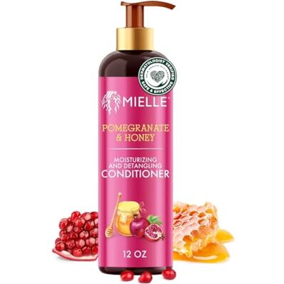 Mielle Organics Vochtinbrengende en ontwarrende conditioner met granaatappel en honing honing 12oz Mielle Organics Vochtinbrengende en ontwarrende conditioner met granaatappel en honing honing 12oz