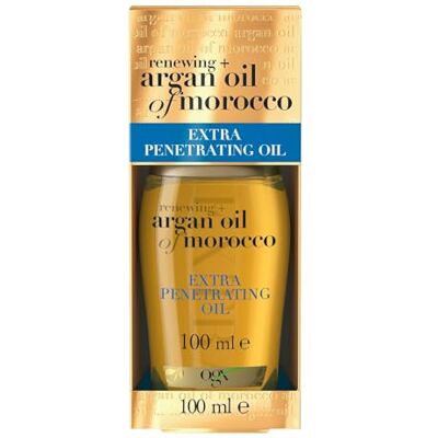 OGX Extra penetrerende olie voor droog haar met Marokkaanse arganolie 100 ml OGX Extra penetrerende olie voor droog haar met Marokkaanse arganolie 100 ml