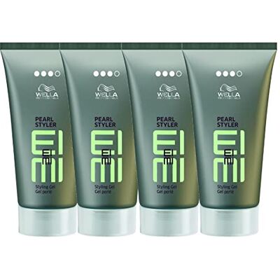 Wella Professionals Eimi Parel Styling Gel, sterke grip, 30 ml, 4 stuks Wella Professionals Eimi Parel Styling Gel, sterke grip, 30 ml, 4 stuks