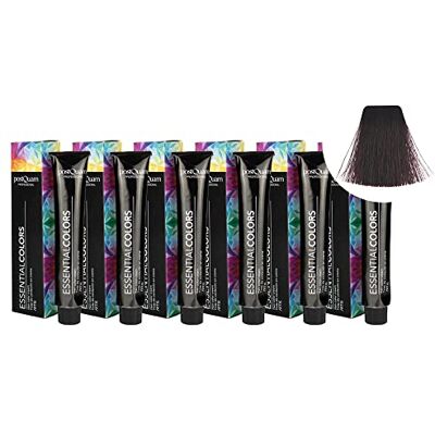 POSTQUAM Professionele haarverf met hoge dekking, 6 stuks, permanente kleuring, 100% dekking van wit haar, garandeert een gelijkmatige en duurzame natuurlijke kleur, meer dan POSTQUAM Professionele haarverf met hoge dekking, 6 stuks, permanente kleuring, 100% dekking van wit haar, garandeert een gelijkmatige en duurzame natuurlijke kleur, meer dan