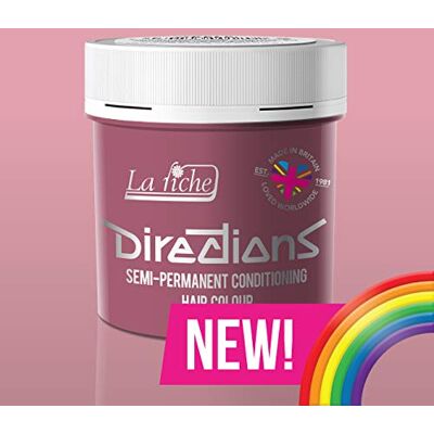 La Riche 2 x New Directions semi-permanente haarkleur 88 ml – pastelroze La Riche 2 x New Directions semi-permanente haarkleur 88 ml – pastelroze