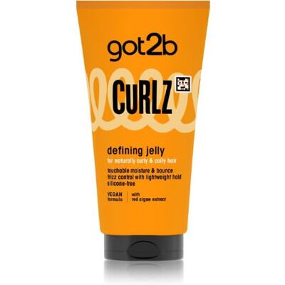Got2B Curlz Defining Jelly 150 ml – lichte krulversterkende stylinggel voor krullend en golvend haar, definieert krullen, controleert kroezen, verhoogt elasticiteit en glans Got2B Curlz Defining Jelly 150 ml – lichte krulversterkende stylinggel voor krullend en golvend haar, definieert krullen, controleert kroezen, verhoogt elasticiteit en glans