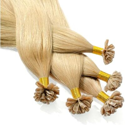 hair2heart Keratine-extensions, 25 x 0,5 g, gehard en warmtebehandeld, 50 cm, #20 asblond, glad hair2heart Keratine-extensions, 25 x 0,5 g, gehard en warmtebehandeld, 50 cm, #20 asblond, glad