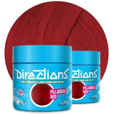 La Riche Directions Haarverf, semi-permanent, rood, 100 ml, 2 stuks La Riche Directions Haarverf, semi-permanent, rood, 100 ml, 2 stuks