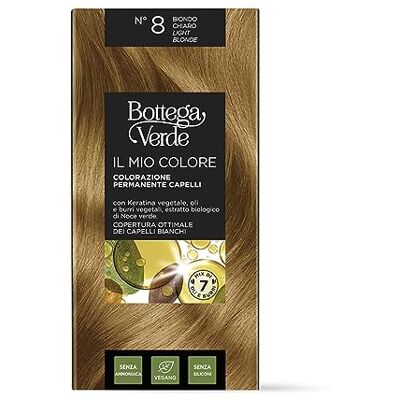 Bottega Verde MIJN KLEUR Permanente haarkleuring Lichtblond nr. 8 Bottega Verde MIJN KLEUR Permanente haarkleuring Lichtblond nr. 8