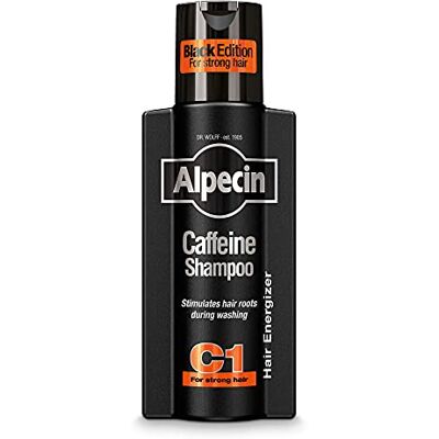 Alpecin C1 Black Edition Cafeïne Shampoo, 1 stuk Alpecin C1 Black Edition Cafeïne Shampoo, 1 stuk