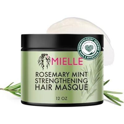 Mielle Organics MIELLE Rosemary Mint Versterkend haarmasker, 340 g, uniek, standaard, 340 Mielle Organics MIELLE Rosemary Mint Versterkend haarmasker, 340 g, uniek, standaard, 340