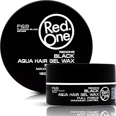 Redone Zwarte aquatische haarwax 150 ml haarwax voor mannen en vrouwen ultra grip limoengeur maximale controle Redone Zwarte aquatische haarwax 150 ml haarwax voor mannen en vrouwen ultra grip limoengeur maximale controle