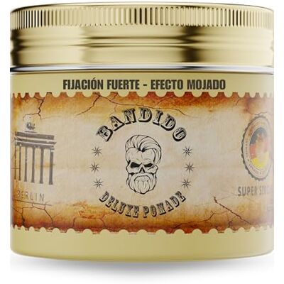 Bandido Deluxe Pomade 125 ml haarwas voor heren, sterke grip, water-based stylingwas, natuurlijke glans, haarzalf voor heren, gemakkelijk uit te spoelen, discrete mannelijke geur Bandido Deluxe Pomade 125 ml haarwas voor heren, sterke grip, water-based stylingwas, natuurlijke glans, haarzalf voor heren, gemakkelijk uit te spoelen, discrete mannelijke geur