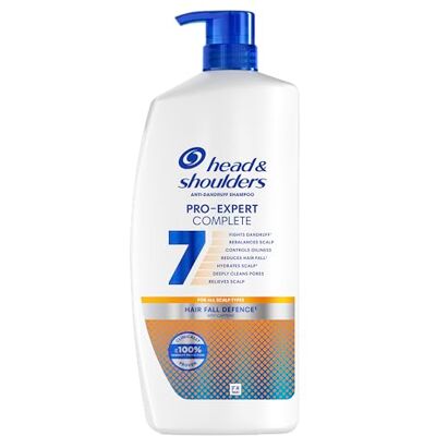 Head & Shoulders Pro-Expert 7 Hair Fall Defense anti-roos shampoo met 800 ml cafeïnepomp, klinisch bewezen om de haarretentie te verbeteren, de verpakking kan variëren Head & Shoulders Pro-Expert 7 Hair Fall Defense anti-roos shampoo met 800 ml cafeïnepomp, klinisch bewezen om de haarretentie te verbeteren, de verpakking kan variëren