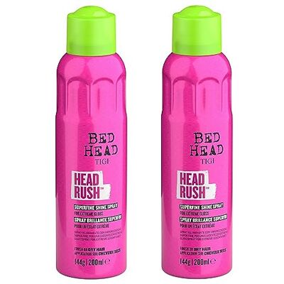 TIGI Bed Head Headrush Duo spuitfles, 200 ml, 2 stuks TIGI Bed Head Headrush Duo spuitfles, 200 ml, 2 stuks
