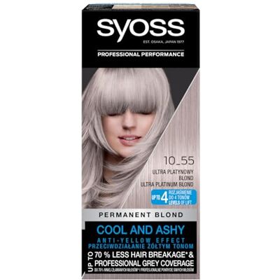 Syoss Cool Blonds 10-55 Ultra Platinum Blond Syoss Cool Blonds 10-55 Ultra Platinum Blond