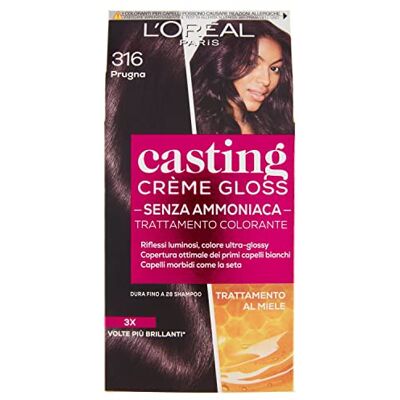 L'Oreal Paris L'Oréal Paris Tinta Per Capelli Casting Creme Gloss Senza Ammoniaca N316 Prugna L'Oreal Paris L'Oréal Paris Tinta Per Capelli Casting Creme Gloss Senza Ammoniaca N316 Prugna