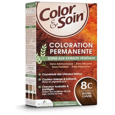 3 Chenes De 3 eiken: Color & Care 8C koperblond 3 Chenes De 3 eiken: Color & Care 8C koperblond