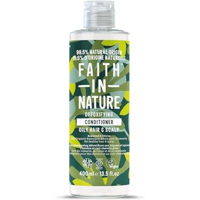 FAITH IN NATURE Natuurlijke balsem met zeewier en citrusvruchten, ontgiftend, veganistisch en niet getest op dieren, SLS en parabenen, alle haartypes, 400 ml FAITH IN NATURE Natuurlijke balsem met zeewier en citrusvruchten, ontgiftend, veganistisch en niet getest op dieren, SLS en parabenen, alle haartypes, 400 ml