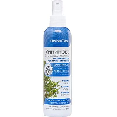 Herbal Time Spray tegen haaruitval, behandeling tegen haaruitval, zonder sulfaat, parabenen en zonder siliconen, sterk en glanzend haar, 200 ml Herbal Time Spray tegen haaruitval, behandeling tegen haaruitval, zonder sulfaat, parabenen en zonder siliconen, sterk en glanzend haar, 200 ml