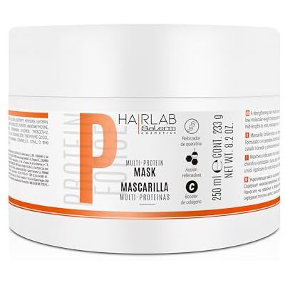 SALERM Masker voor beschadigd haar Multi-proteïne Hair Lab 250 ml Herstelt het gebrek aan natuurlijke keratine SALERM Masker voor beschadigd haar Multi-proteïne Hair Lab 250 ml Herstelt het gebrek aan natuurlijke keratine