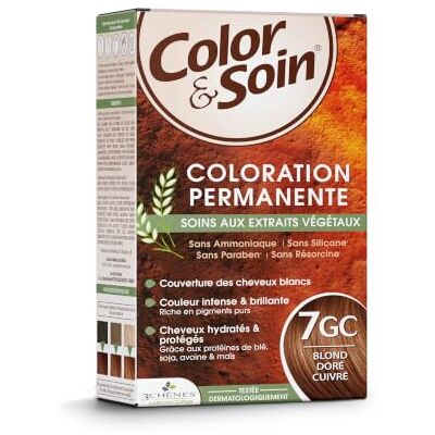 3 Chenes Les 3 Chênes Color & Care permanente kleurstof goudblond koper: 7GC 3 Chenes Les 3 Chênes Color & Care permanente kleurstof goudblond koper: 7GC