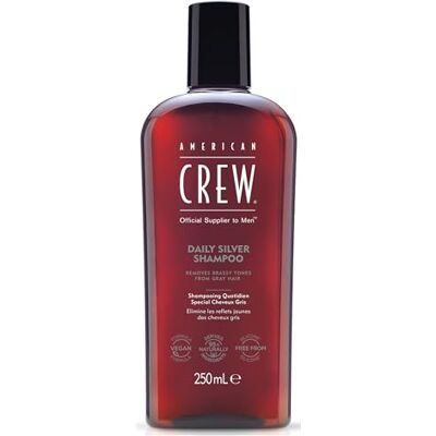 American Crew Daily Silver Shampoo voor grijs haar, 250 ml American Crew Daily Silver Shampoo voor grijs haar, 250 ml