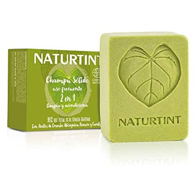 Naturtint 2-in-1 eco-vrijetijdshampoo/conditioner, hydraterend, repareert glanzend haar, zonder siliconen/parabenen, groen, 75 ml Naturtint 2-in-1 eco-vrijetijdshampoo/conditioner, hydraterend, repareert glanzend haar, zonder siliconen/parabenen, groen, 75 ml