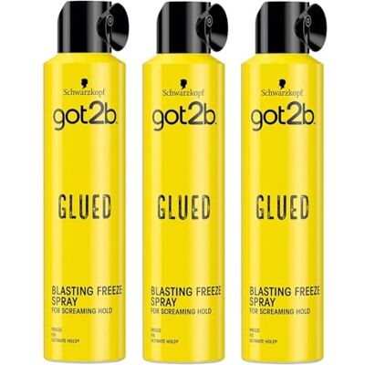 Got2B FREEZE Spray Lijm Haarspray, 3-pack (3 x 300 ml) Got2B FREEZE Spray Lijm Haarspray, 3-pack (3 x 300 ml)