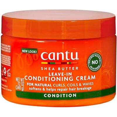 CANTU Shea Natural Leave In Conditioning Cream, per stuk verpakt (1 x 340 g) CANTU Shea Natural Leave In Conditioning Cream, per stuk verpakt (1 x 340 g)