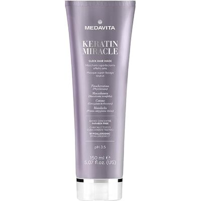 Medavita Keratine Miracle Sleek Hair Mask, 150 ml, herstructurerend haarmasker, met gladmakende keratine Medavita Keratine Miracle Sleek Hair Mask, 150 ml, herstructurerend haarmasker, met gladmakende keratine