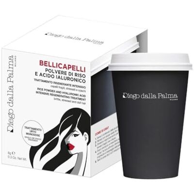 diego dalla palma BELLICAPELLI Rijstpoeder en hyaluronzuur, regenererende schokbehandeling voor broos en gestrest haar, eendosis diego dalla palma BELLICAPELLI Rijstpoeder en hyaluronzuur, regenererende schokbehandeling voor broos en gestrest haar, eendosis