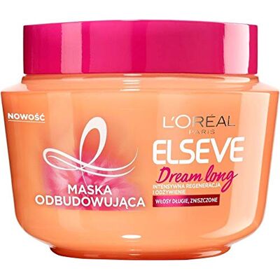 L'ORÉAL L'OREAL Gericht voedingsmasker voor droog, krullend of verzwakt haar om te voeden en te repareren met herstellende werking L'ORÉAL L'OREAL Gericht voedingsmasker voor droog, krullend of verzwakt haar om te voeden en te repareren met herstellende werking