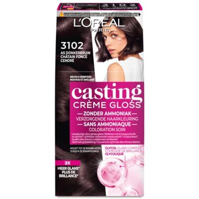 L'Oreal Paris L'Oréal Paris L'Oréal Paris 3102 Haarcrème van gietijzer, glanzend, donkerbruin L'Oreal Paris L'Oréal Paris L'Oréal Paris 3102 Haarcrème van gietijzer, glanzend, donkerbruin