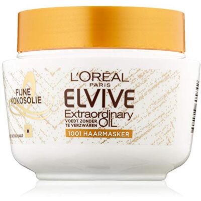 L'ORÉAL Loreal Elvive Masker Extraordinary Oil Coconut, 300 Ml L'ORÉAL Loreal Elvive Masker Extraordinary Oil Coconut, 300 Ml