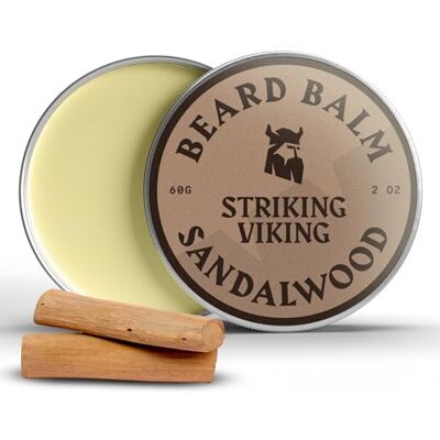 Viking , Baardbalsem – kapsel, versterkt en verzacht baard en snor – 100% natuurlijke conditioner met biologische sheaboter, theeboom, argan- en jojoba-olie Viking , Baardbalsem – kapsel, versterkt en verzacht baard en snor – 100% natuurlijke conditioner met biologische sheaboter, theeboom, argan- en jojoba-olie