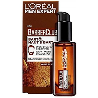 L'Oreal Paris Men Expert L'Oréal Paris Men Expert L'Oréal Men Expert Barber CLUB olie voor baard, huid en baard, per stuk verpakt (1 x 30 ml) L'Oreal Paris Men Expert L'Oréal Paris Men Expert L'Oréal Men Expert Barber CLUB olie voor baard, huid en baard, per stuk verpakt (1 x 30 ml)
