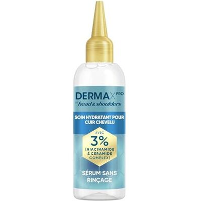 Head & Shoulders DermaXPro by Vochtinbrengende verzorging voor hoofdleer, 145 ml, met niacinamide en ceramidecomplex, droog en getrokken, serum zonder uitspoelen met licht gevoel Head & Shoulders DermaXPro by Vochtinbrengende verzorging voor hoofdleer, 145 ml, met niacinamide en ceramidecomplex, droog en getrokken, serum zonder uitspoelen met licht gevoel